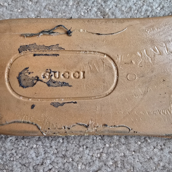 Gucci Interlocking G Web Driving Loafers Listed 10.5 Size, But Maybe UK Size - Picture 9 of 13